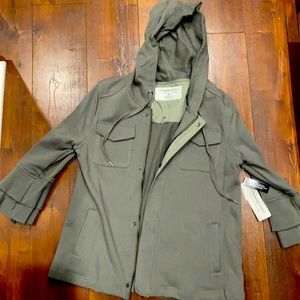 Hooded Sweatshirt Jacket